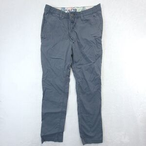 Chubbies The Musts Mens Stretch Twill Pant Size Large Gray Casual Outdoors